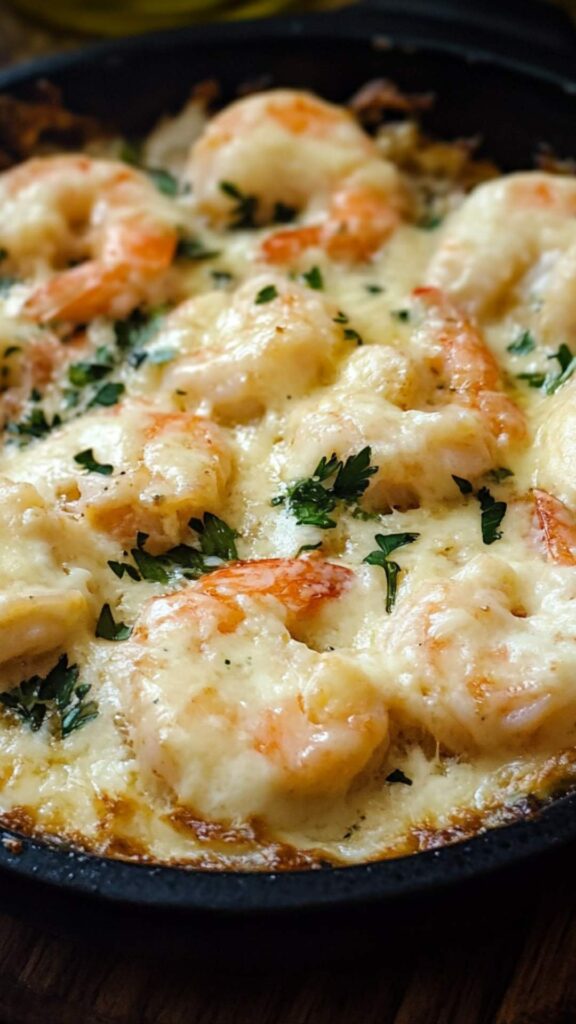 charleston's shrimp cargot with havarti