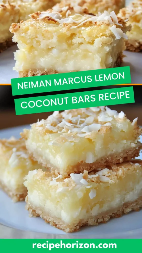 neiman marcus lemon coconut bars recipe