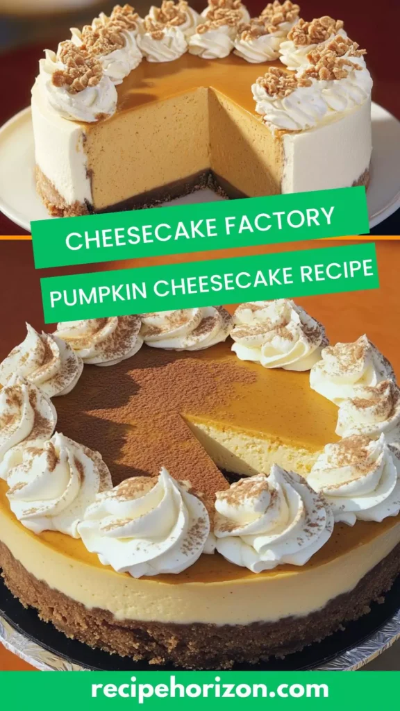 cheesecake factory pumpkin cheesecake recipe