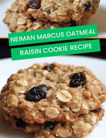 neiman marcus oatmeal raisin cookie recipe