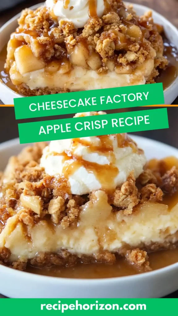 Cheesecake factory apple crisp recipe