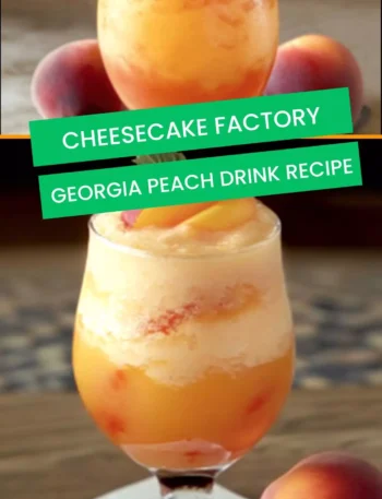 Cheesecake factory georgia peach drink recipe