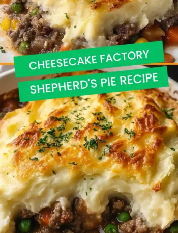 Cheesecake factory shepherd's pie recipe