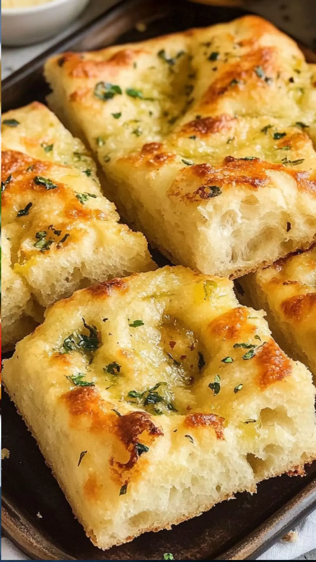 garlic focaccia bread copycat recipe