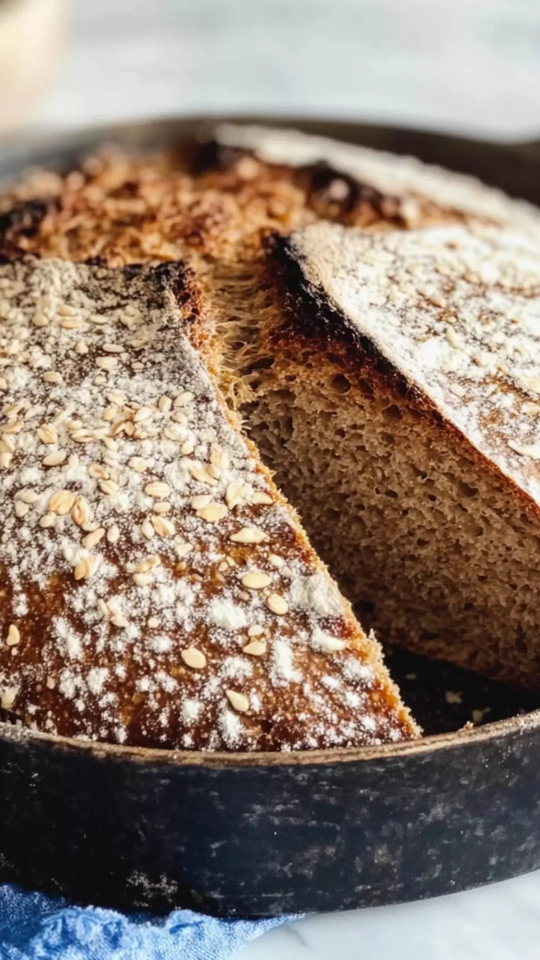 easy no knead rye bread
