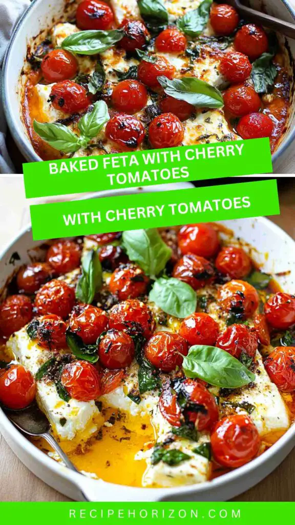 Baked Feta With Cherry Tomatoes Baked Feta With Cherry Tomatoes