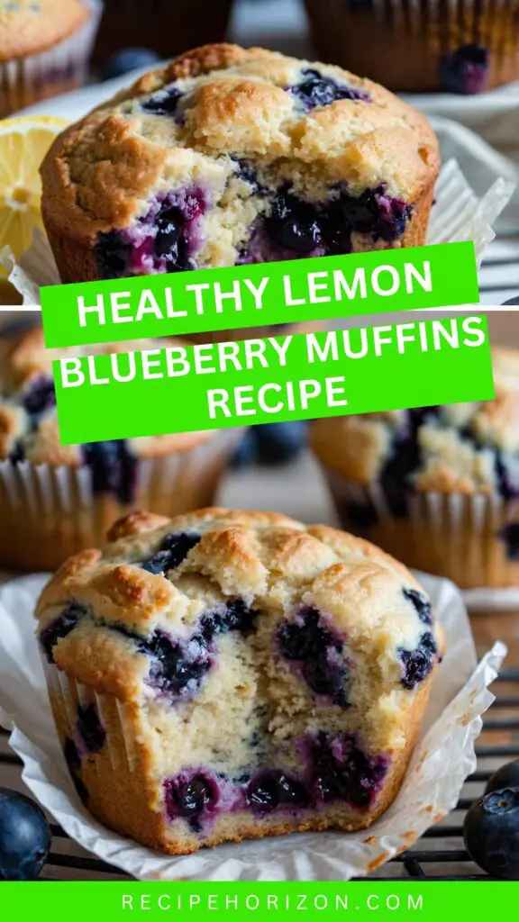 Healthy Lemon Blueberry Muffins Recipe Healthy Lemon Blueberry Muffins Recipe