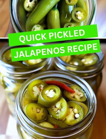 Quick Pickled Jalapenos Recipe