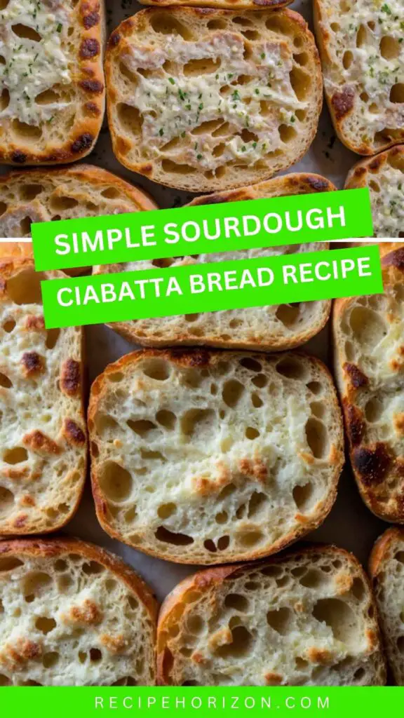 Simple Sourdough Ciabatta Bread Recipe Simple Sourdough Ciabatta Bread Recipe