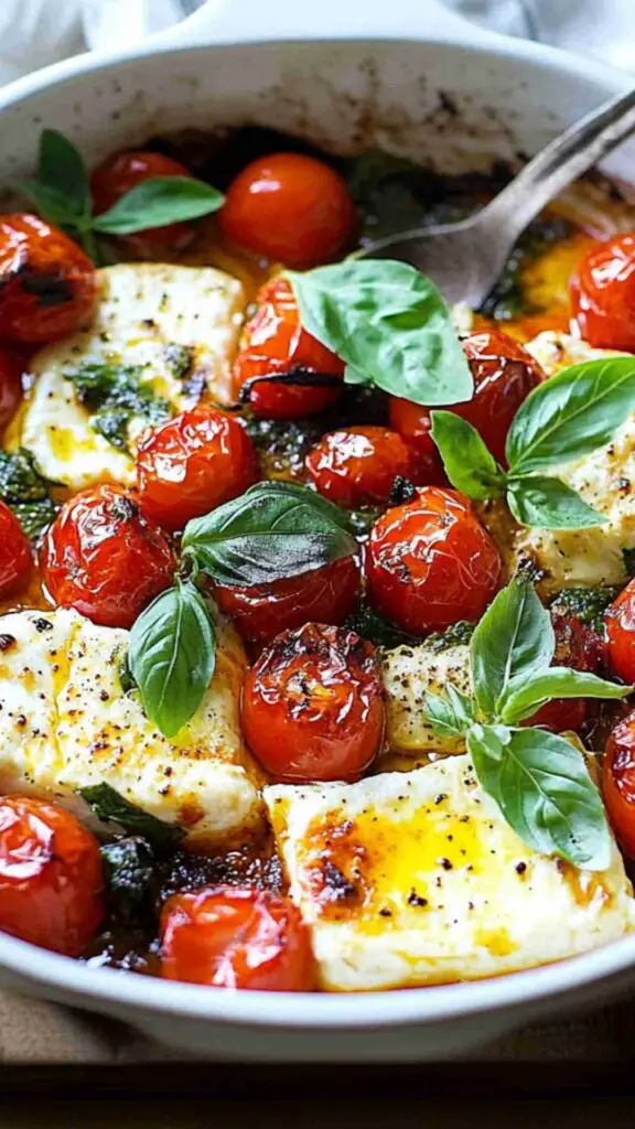 Tasty Baked Feta With Cherry Tomatoes Recipe Tasty Baked Feta With Cherry Tomatoes Recipe