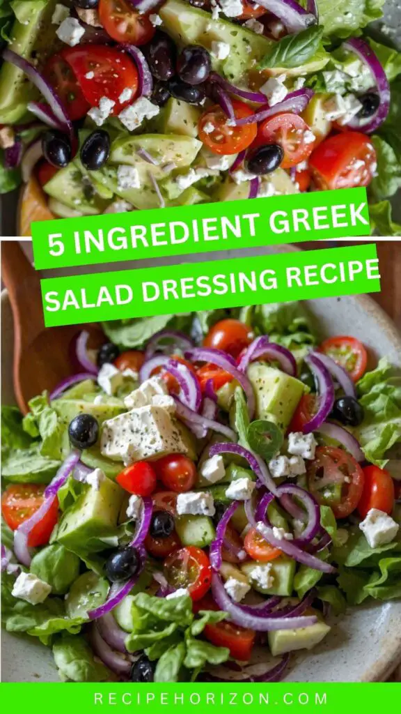5 Ingredient Greek Salad Dressing Recipe 5 Ingredient Greek Salad Dressing Recipe