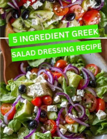 5 Ingredient Greek Salad Dressing Recipe