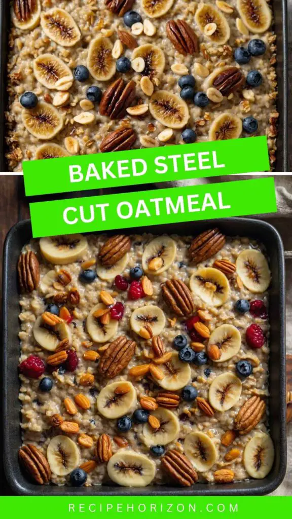 Baked Steel Cut Oatmeal