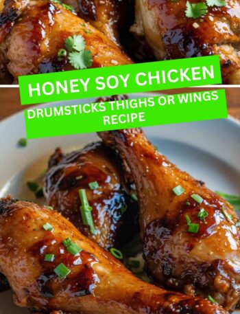 Honey Soy Chicken Drumsticks, Thighs, or Wings