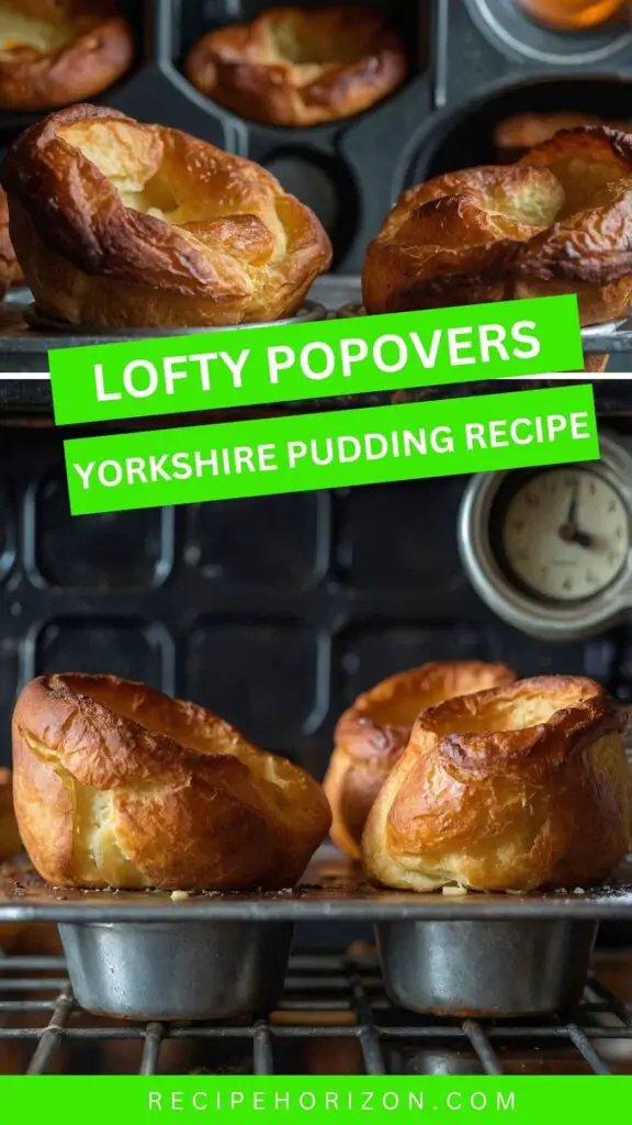 Lofty Popovers Yorkshire Pudding