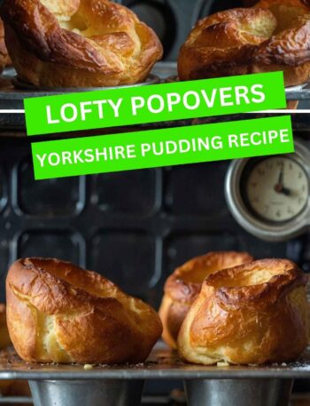 Lofty Popovers Yorkshire Pudding