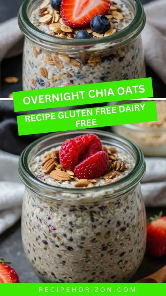 Overnight Chia Oats Recipe Gluten Free Dairy Free Overnight Chia Oats Recipe Gluten Free Dairy Free
