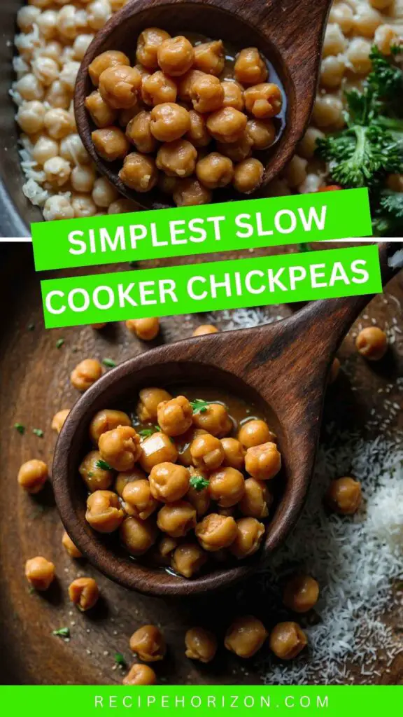 Slow Cooker Chickpeas Slow Cooker Chickpeas