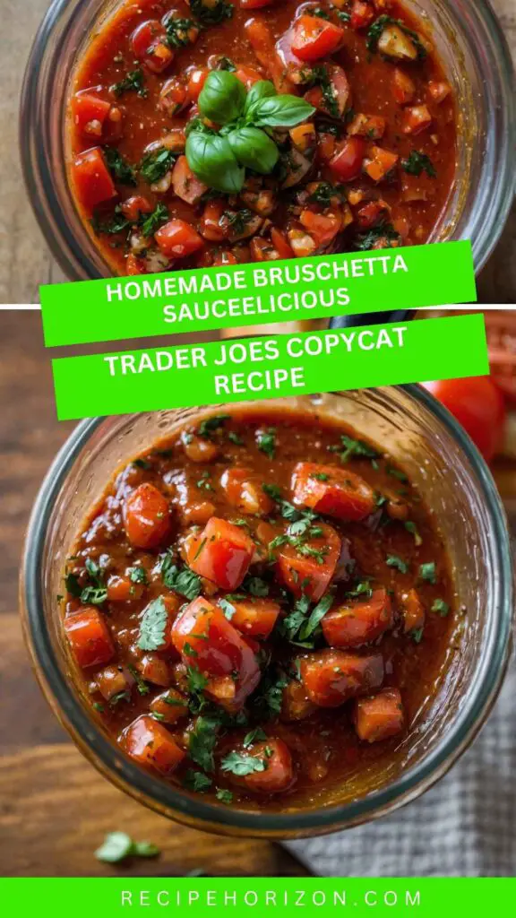Bruschetta Sauce Bruschetta Sauce