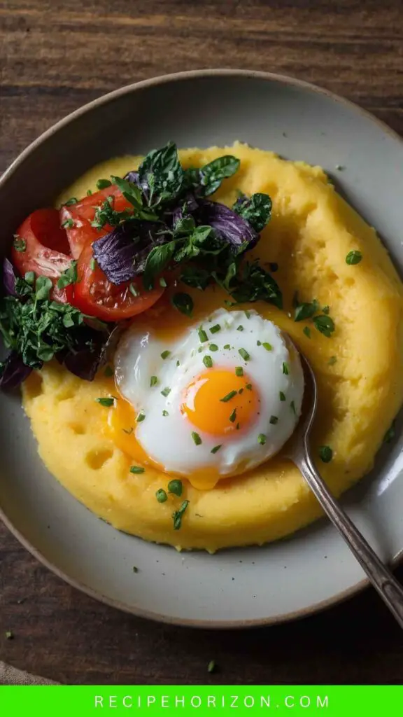 Healthy Oven Baked Polenta Miracle Poached Eggs Healthy Oven Baked Polenta Miracle Poached Eggs