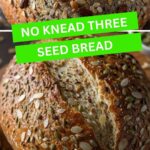 No Knead Three Seed Bread