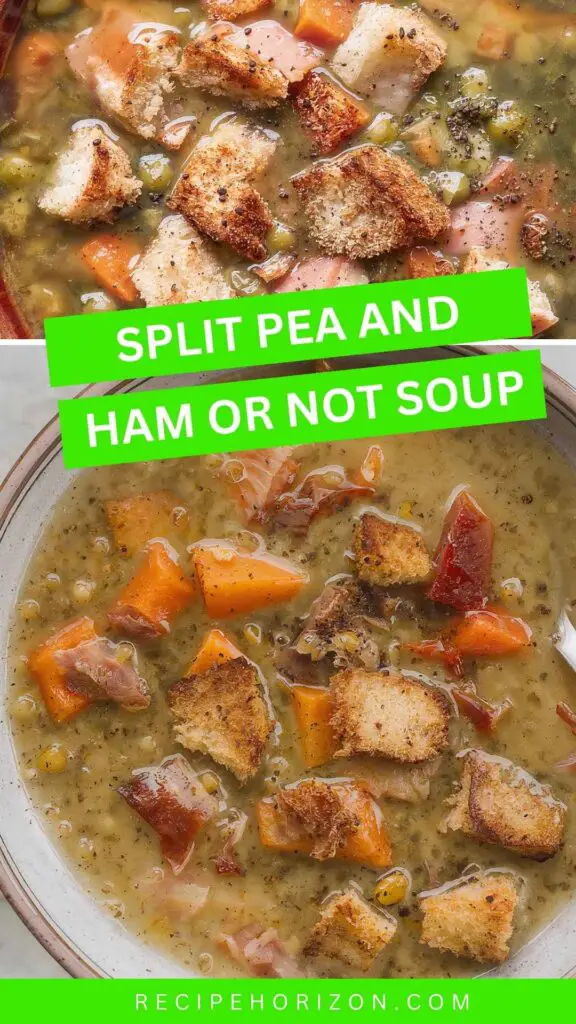 Split Pea and Ham or Not Soup Split Pea and Ham or Not Soup