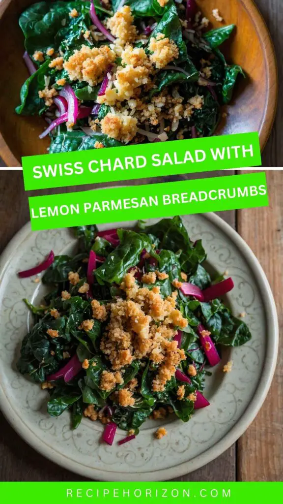 Swiss Chard Salad with Lemon Parmesan Breadcrumbs Recipe Swiss Chard Salad with Lemon Parmesan Breadcrumbs Recipe