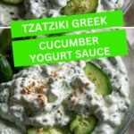 Tzatziki Greek Cucumber Yogurt Sauce