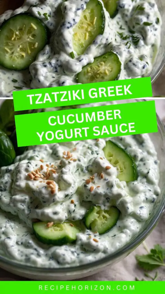 Tzatziki Greek Cucumber Yogurt Sauce Tzatziki Greek Cucumber Yogurt Sauce