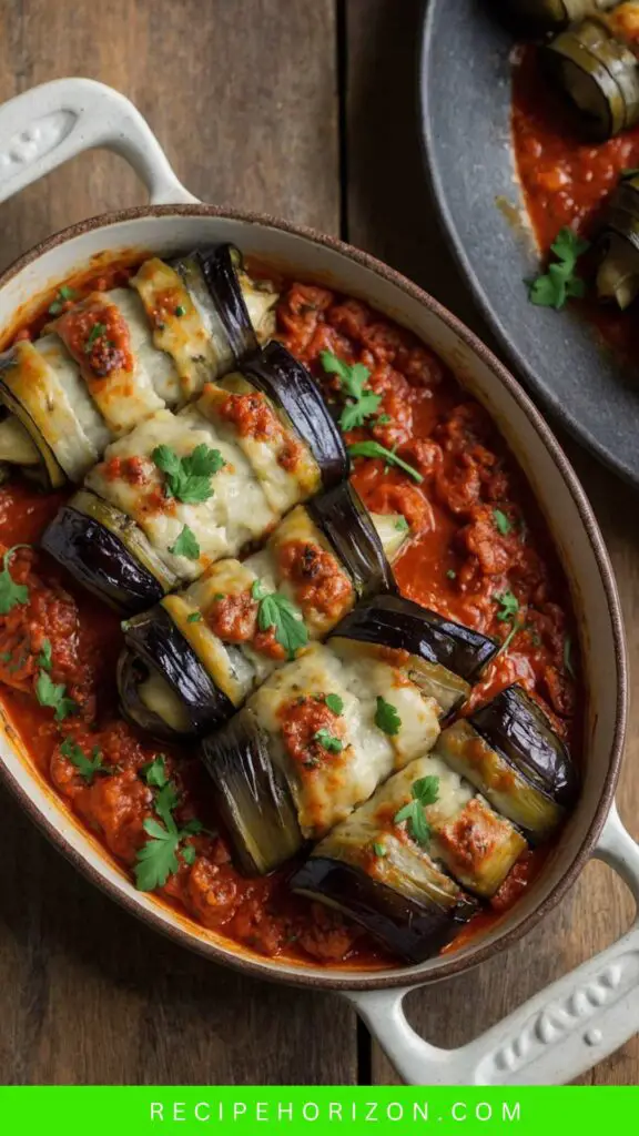 Eggplant Involtini Recipe Eggplant Involtini Recipe