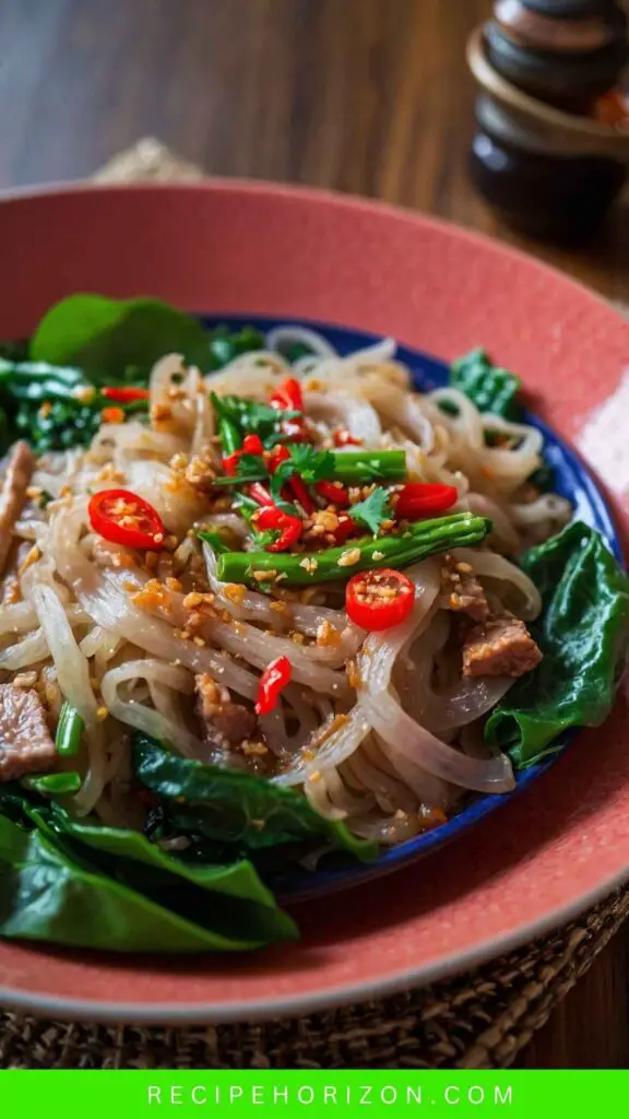 How to Make Rad Na Thai Noodles
