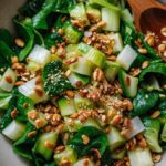 Bok Choy Salad with Sesame Almond Crunch