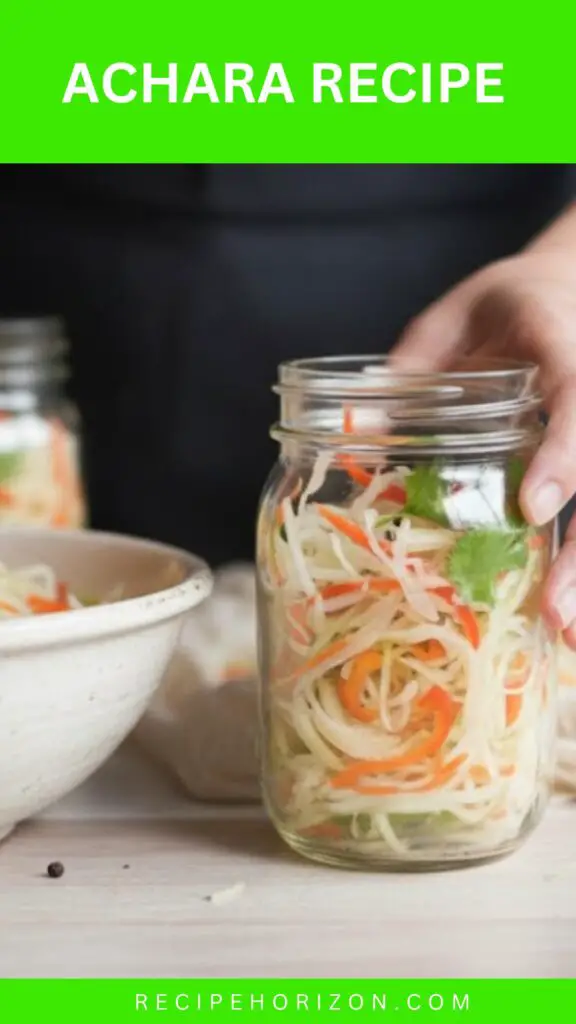 Achara Recipe