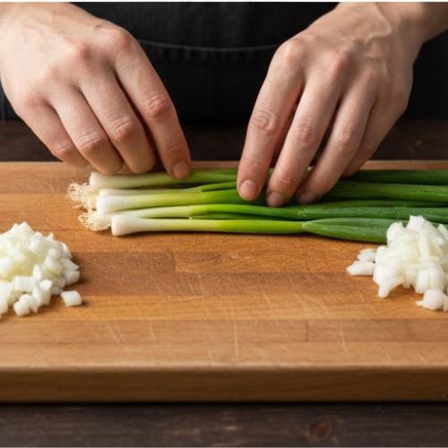 Step 2: Prepare the Green Onions Step 2: Prepare the Green Onions