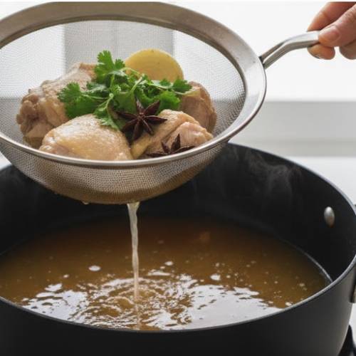 Step 4: Strain and Measure the Broth