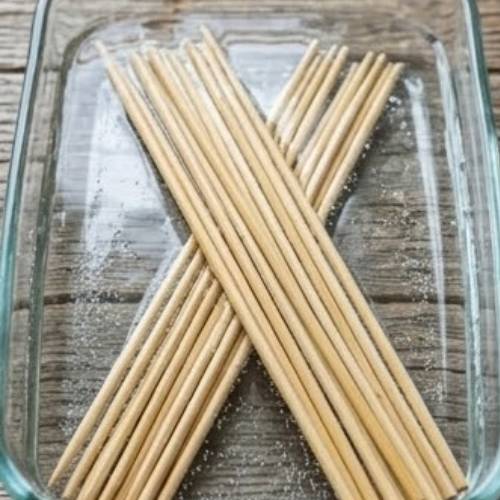 Step 4: Soak the Skewers